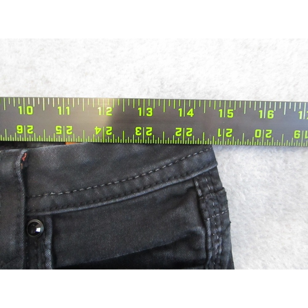 Rock Revival Jeans Womens 25 Black Betty Easy Skinny Embroidered Y2K - Picture 8 of 12